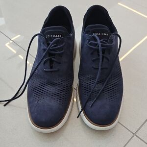 Cole Haan Men's Dark Blue Oxfords